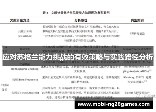 应对苏格兰能力挑战的有效策略与实践路径分析