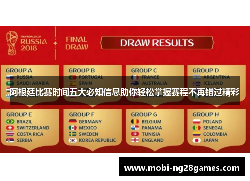 阿根廷比赛时间五大必知信息助你轻松掌握赛程不再错过精彩